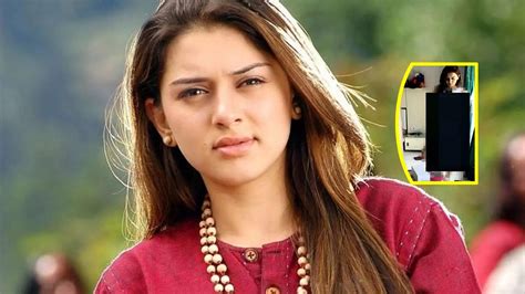 When Hansika Motwani reacted after a bathroom。